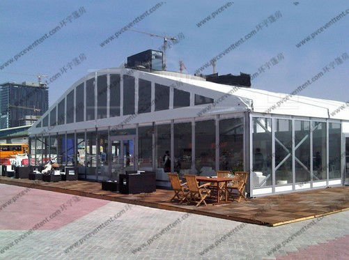 Tienda de aluminio de lujo popular para el acontecimiento del banquete de la boda del partido